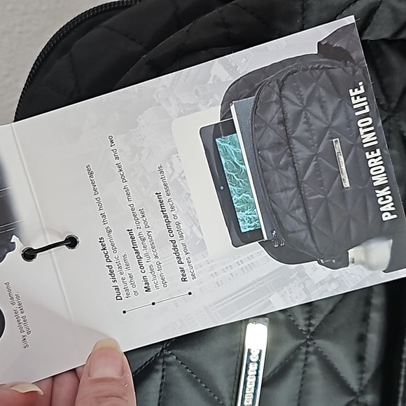 Kenneth Cole Reaction "Emma" Backpack - Picture 4 of 7